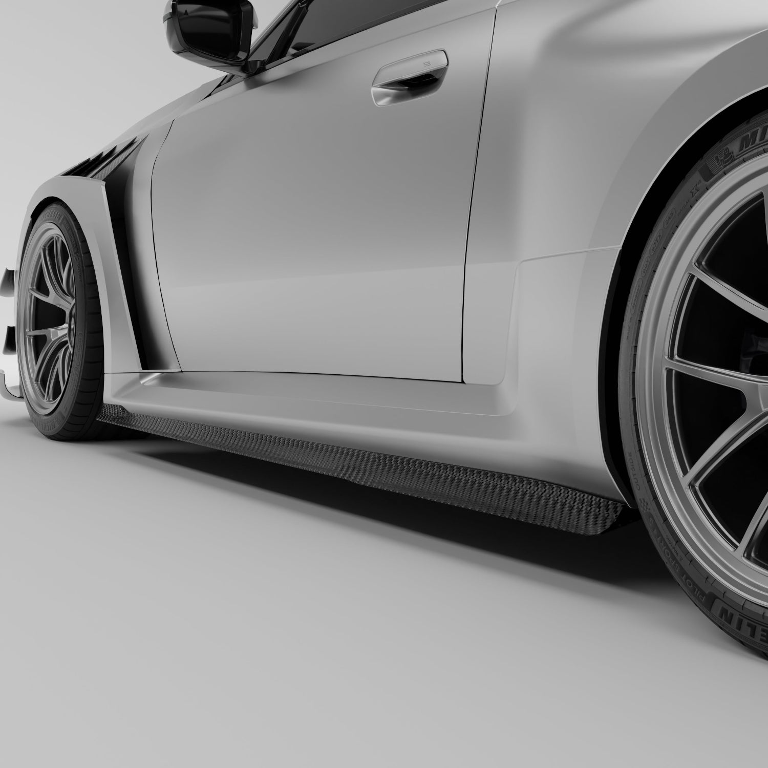 BMW M2 G87 Carbon Fiber Aero Side Skirts – Revozport